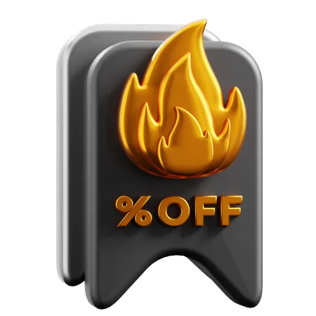 Hot Deal  3D Icon