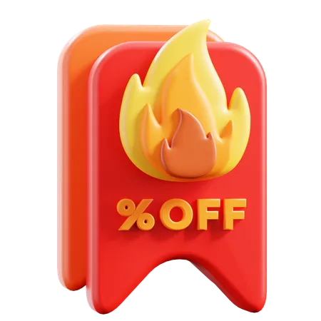 Hot Deal  3D Icon