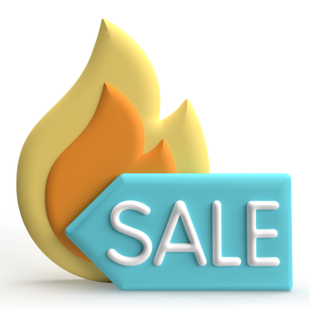 Hot Deal  3D Icon