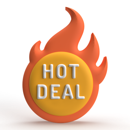 Hot Deal  3D Icon