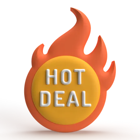 Hot Deal  3D Icon