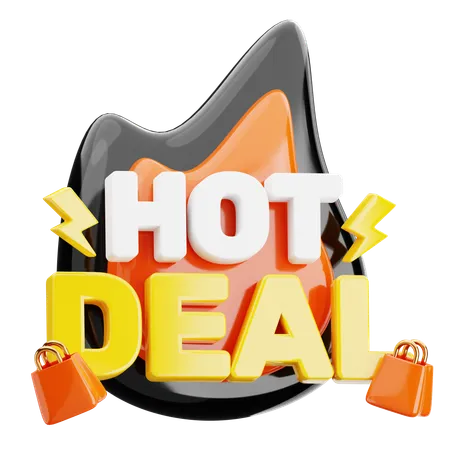 Hot Deal  3D Icon