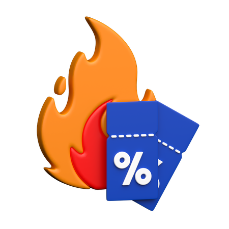 Hot Deal  3D Icon