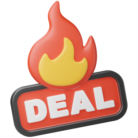 Hot Deal  3D Icon