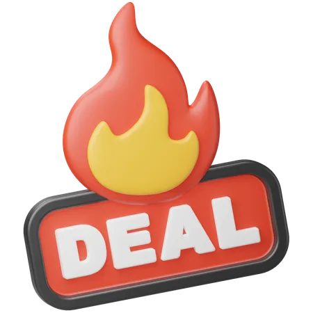 Hot Deal  3D Icon