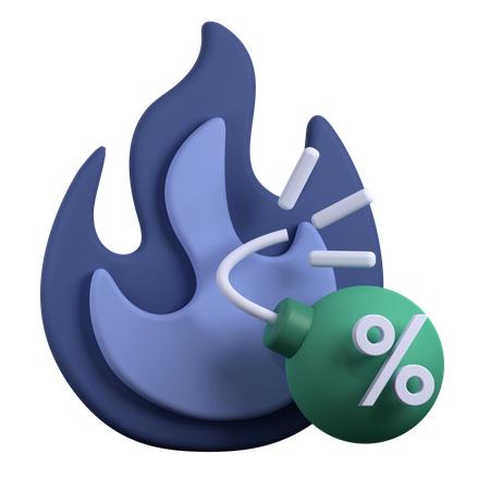 Hot Deal  3D Icon