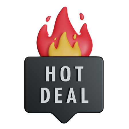 Hot Deal  3D Icon
