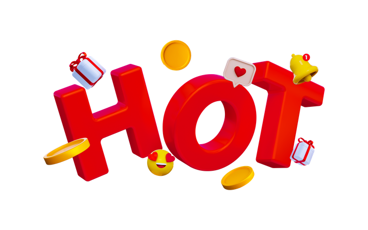Hot Deal  3D Icon