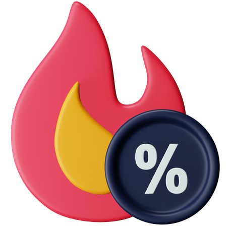 Hot Deal  3D Icon