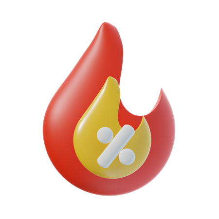 Hot Deal  3D Icon