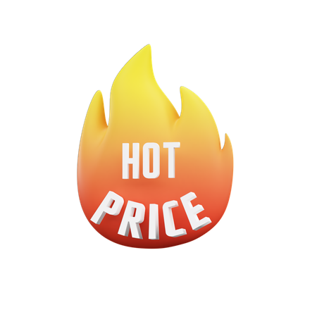 Hot Deal 3D Icon