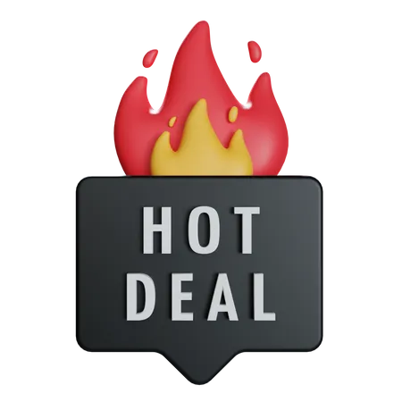 Hot Deal  3D Illustration