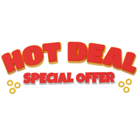 Offre spéciale hot deal  3D Icon