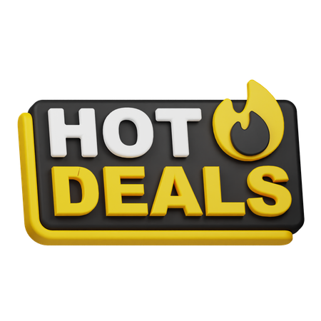 Hot Deals  3D Icon