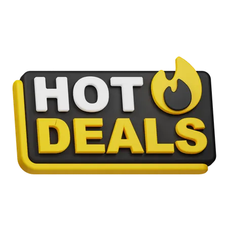 Hot Deals  3D Icon