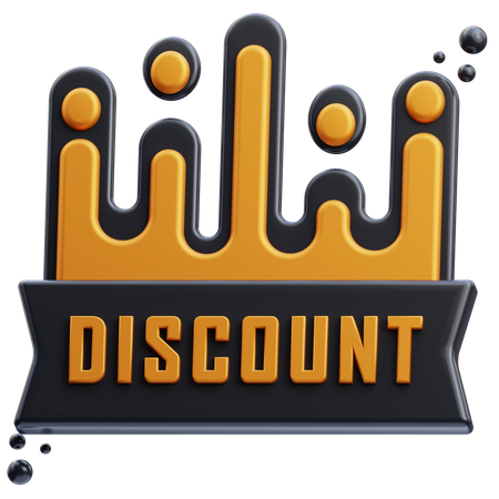 Hot Discount  3D Icon