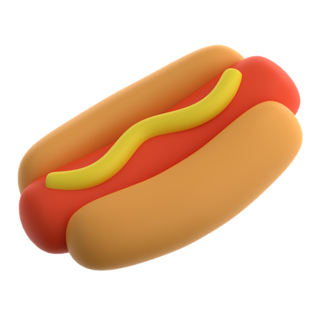 Hot-dog  3D Icon