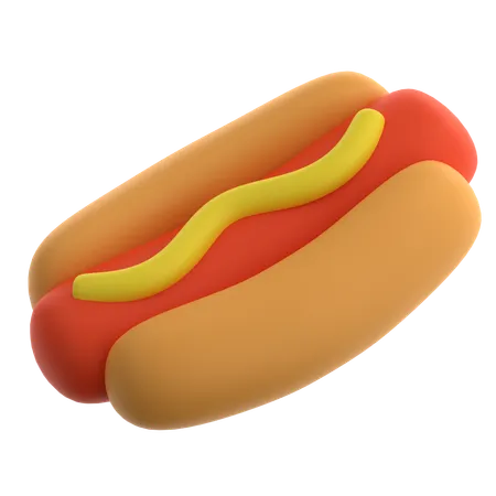 Hot-dog  3D Icon