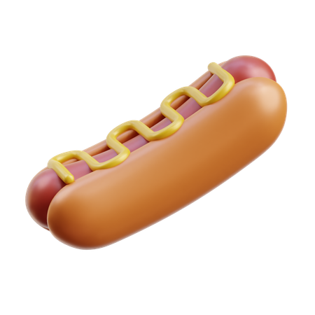 Hot-dog  3D Icon