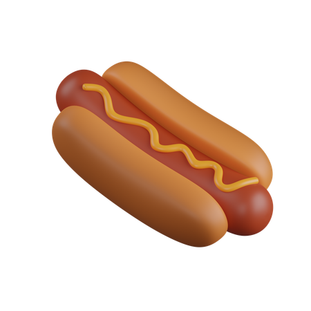 Hot-dog  3D Icon