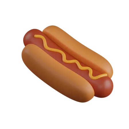 Hot-dog  3D Icon