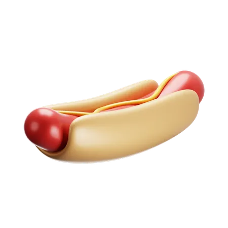 Hot Dog  3D Icon