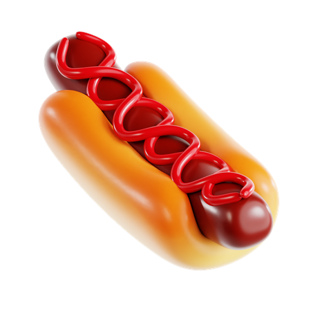 Hot-dog  3D Icon