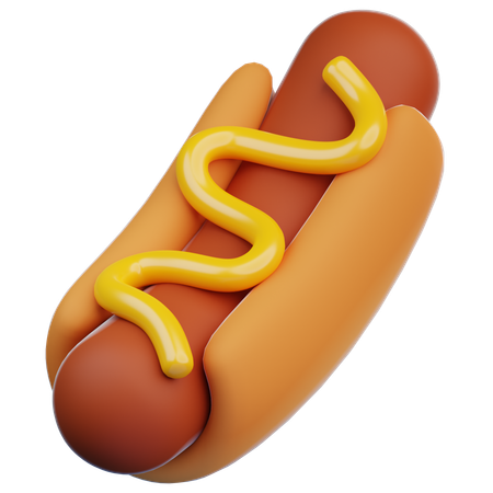 Hot-dog  3D Icon