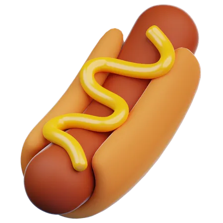 Hot-dog  3D Icon