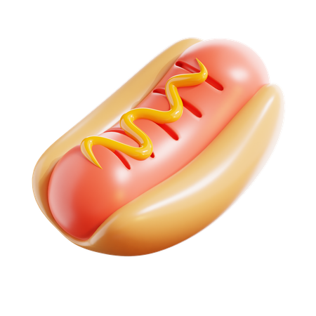 Hot-dog  3D Icon