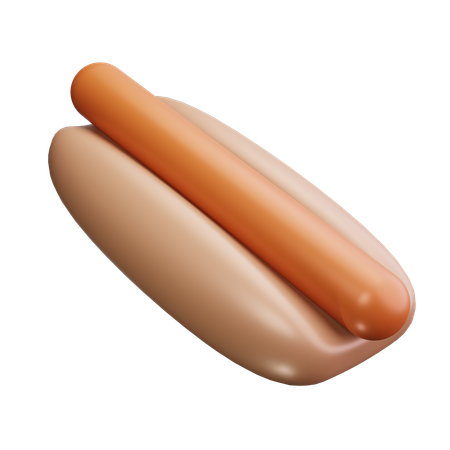 Hot-dog  3D Icon