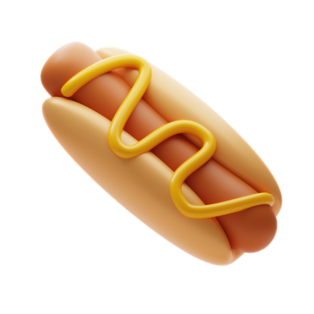 Hot-dog  3D Icon