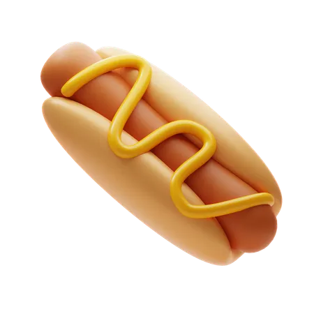 Hot-dog  3D Icon