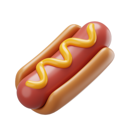 Hot-dog  3D Icon