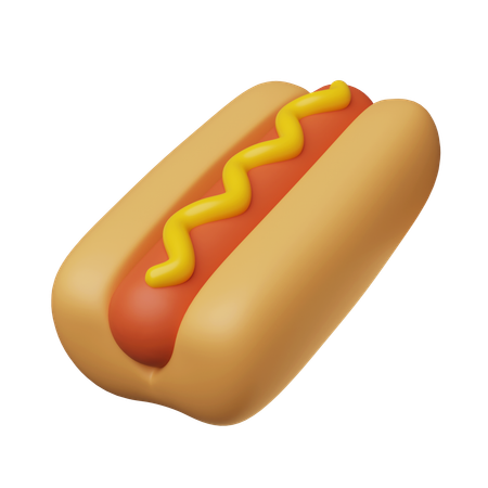 Hot-dog  3D Icon