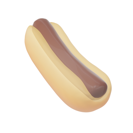 Hot-dog  3D Icon