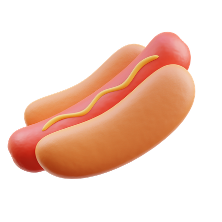 Hot dog  3D Icon