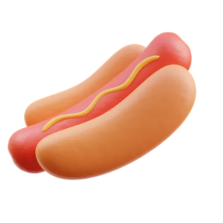 Hot Dog  3D Icon