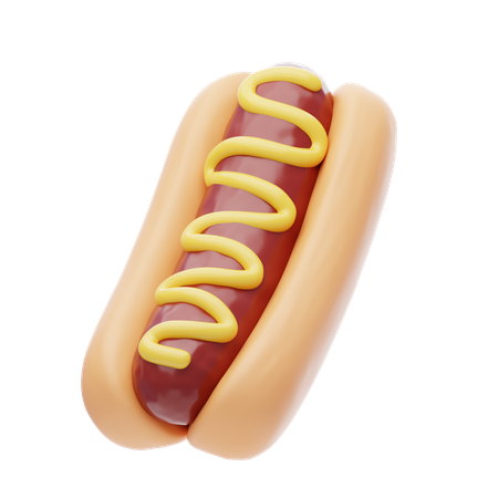 Hot Dog  3D Icon