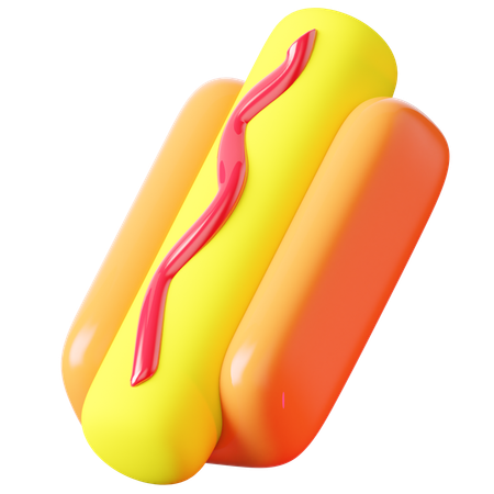 Hot Dog  3D Icon