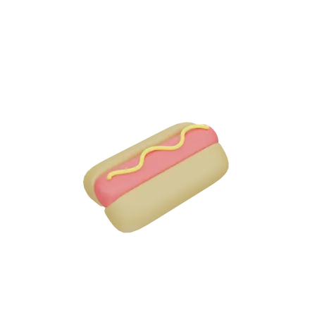 Hot Dog  3D Icon