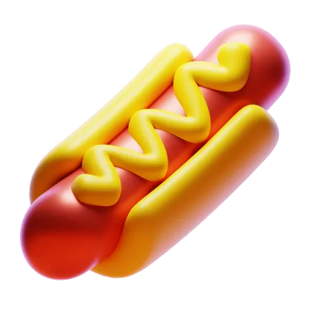 Hot Dog  3D Icon