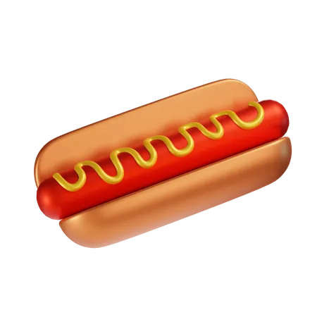 Hot Dog  3D Icon