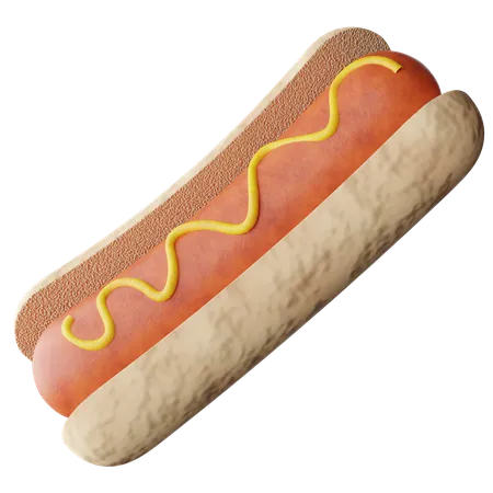 Hot Dog  3D Icon