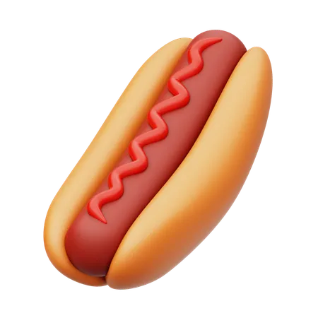 Hot Dog  3D Icon