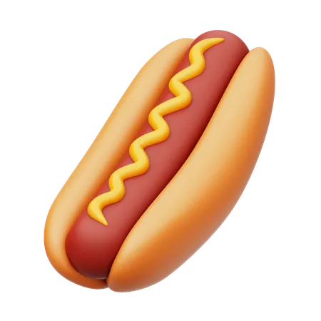 Hot Dog  3D Icon