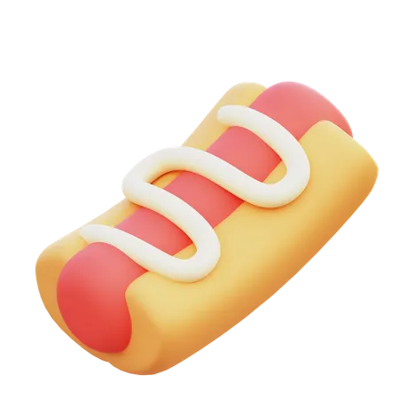 Hot Dog  3D Icon