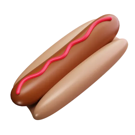 Hot Dog  3D Icon