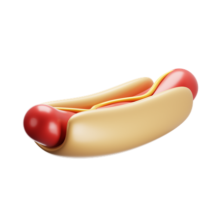 Hot Dog  3D Icon