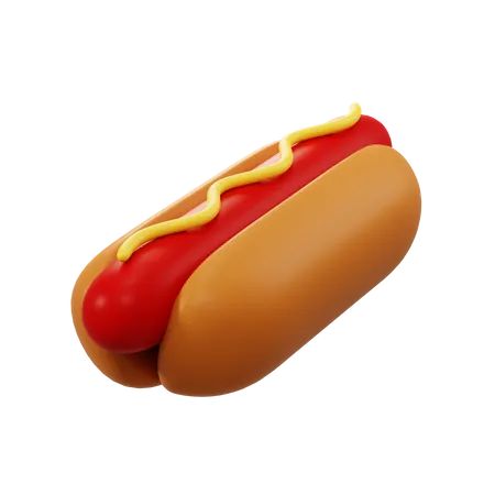 Hot Dog  3D Icon